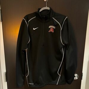 Nike Black Zip Pullover